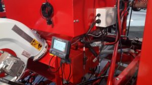 Sowing machine is guided by GPS Signal